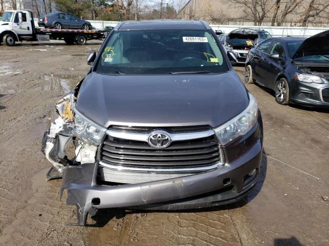 Photo 5 from auction – 2016 TOYOTA HIGHLANDER with VIN 5TDJKRFH5GS232648
