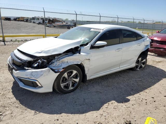 HONDA CIVIC LX 2019 with VIN 19XFC2F61KE027596 - Photo from auction
