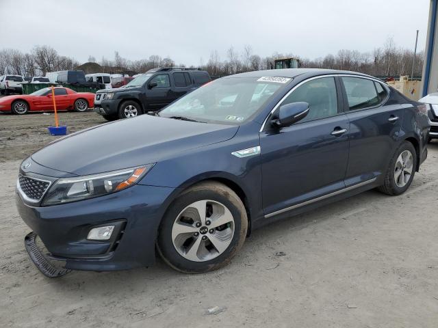 KIA OPTIMA HYB 2015 with VIN KNAGM4AD9F5084341 - Photo from auction