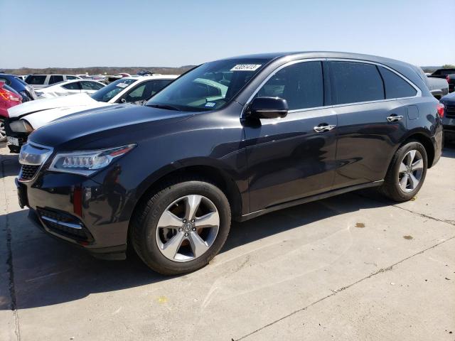 ACURA MDX 2015 with VIN 5FRYD3H20FB007277 - Photo from auction