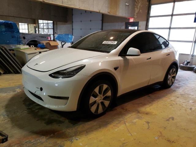 TESLA MODEL Y 2020 with VIN 5YJYGDEE6LF035240 - Photo from auction