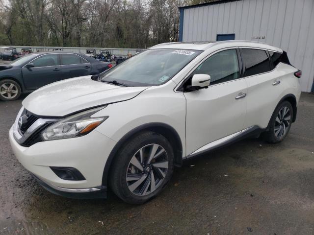NISSAN MURANO S 2016 with VIN 5N1AZ2MG2GN141562 - Photo from auction