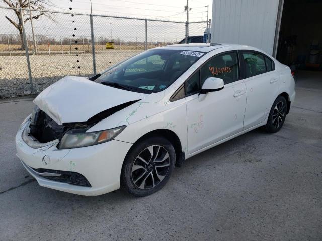HONDA CIVIC EX 2013 with VIN 2HGFB2F88DH516820 - Photo from auction