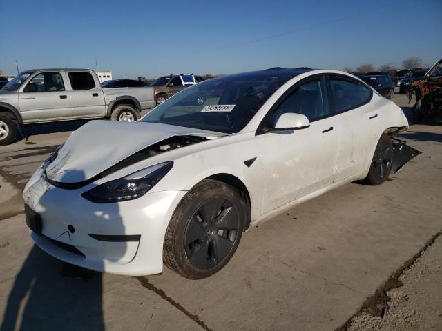 TESLA MODEL 3 2022 with VIN 5YJ3E1EA6NF187159 - Photo from auction