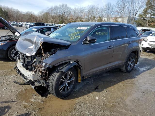 TOYOTA HIGHLANDER 2016 with VIN 5TDJKRFH2GS503844 - Photo from auction
