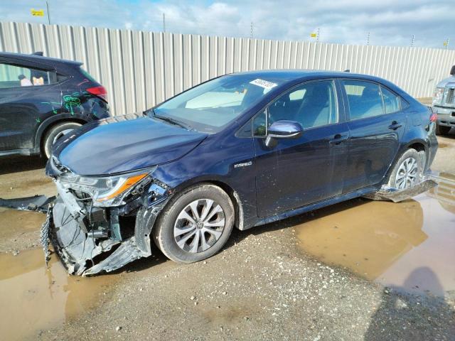 TOYOTA COROLLA LE 2021 with VIN JTDEAMDE9MJ007674 - Photo from auction