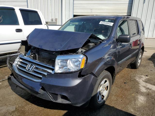 HONDA PILOT LX 2015 with VIN 5FNYF4H20FB035579 - Photo from auction