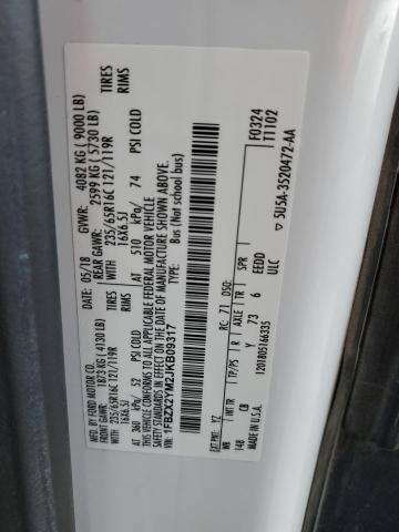 Photo 14 from auction – 2018 FORD TRANSIT T- with VIN 1FBZX2YM2JKB09317
