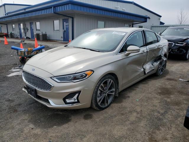 FORD FUSION TIT 2019 with VIN 3FA6P0D92KR119367 - Photo from auction
