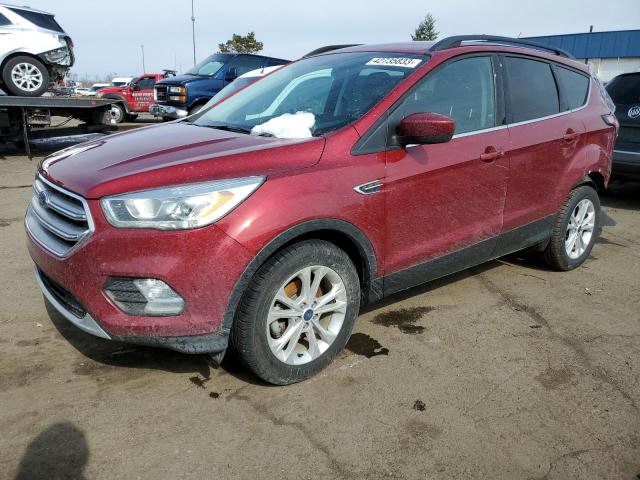 FORD ESCAPE SE 2017 with VIN 1FMCU0GD3HUC64713 - Photo from auction