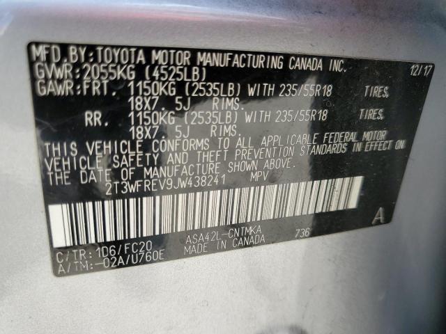 Photo 14 from auction – 2018 TOYOTA RAV4 ADVEN with VIN 2T3WFREV9JW438241