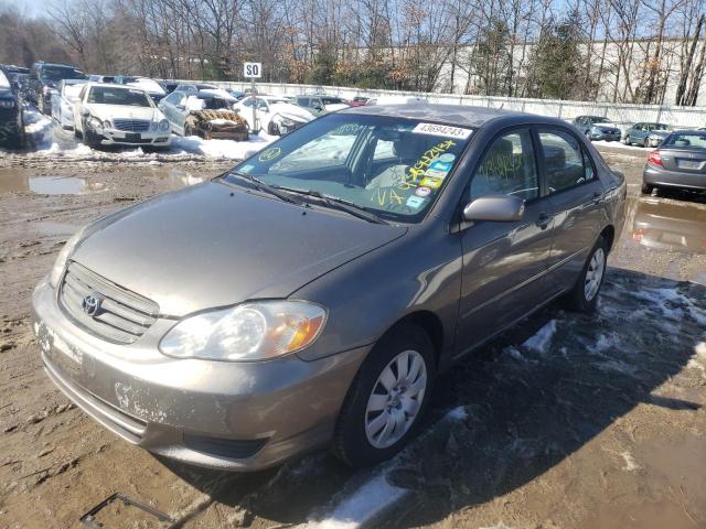 TOYOTA COROLLA CE 2003 with VIN 2T1BR38E03C133822 - Photo from auction