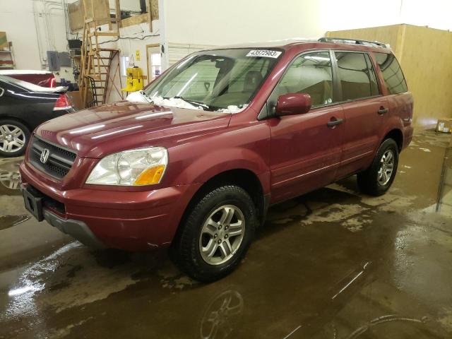 Photo 1 from auction – 2004 HONDA PILOT EXL with VIN 5FNYF18594B001274