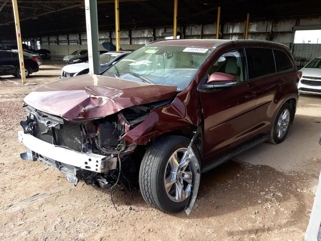 TOYOTA HIGHLANDER 2014 with VIN 5TDDKRFH0ES042587 - Photo from auction