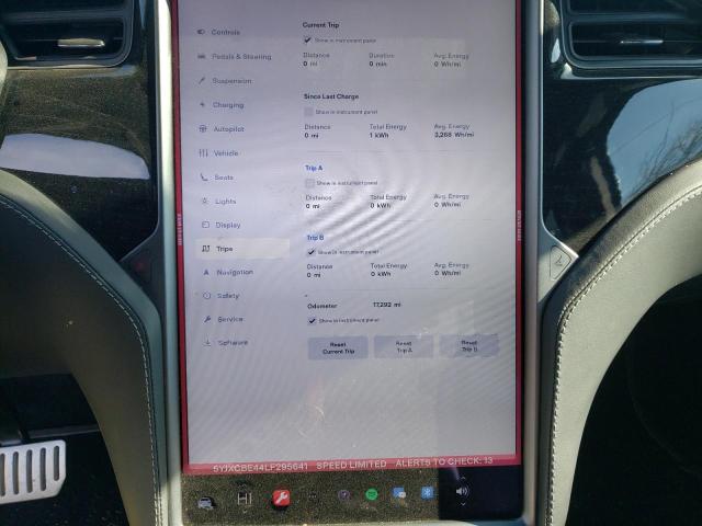 Photo 9 from auction – 2020 TESLA MODEL X with VIN 5YJXCBE44LF295641