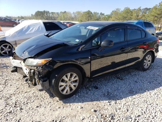 HONDA CIVIC LX 2012 with VIN 19XFB2F56CE323225 - Photo from auction