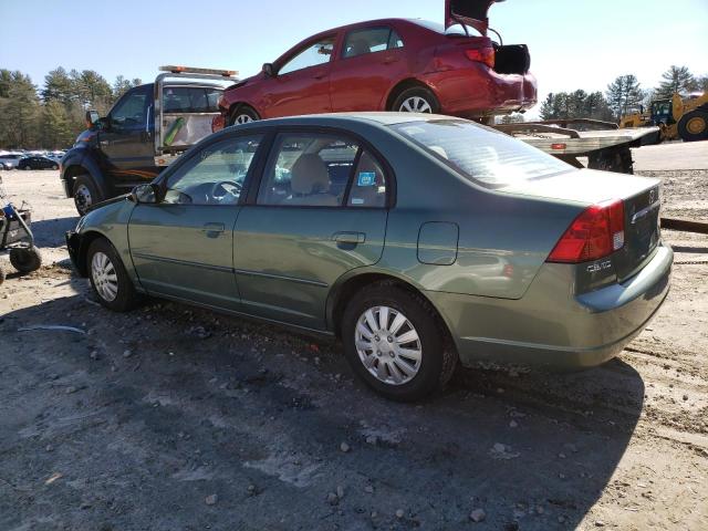 Photo 2 from auction – 2003 HONDA CIVIC LX with VIN 2HGES16503H603220