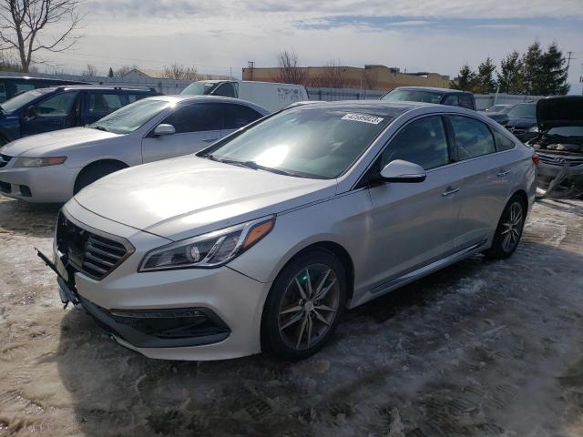 HYUNDAI SONATA SPO 2015 with VIN 5NPE34AB1FH059137 - Photo from auction