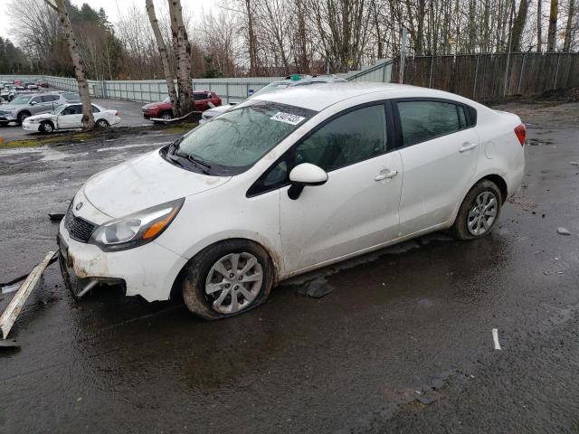 KIA RIO LX 2014 with VIN KNADM4A32E6366033 - Photo from auction