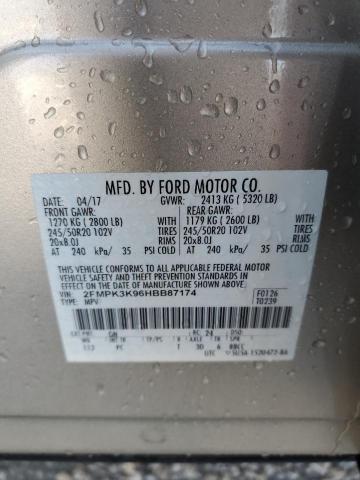 Photo 14 from auction – 2017 FORD EDGE TITAN with VIN 2FMPK3K96HBB87174