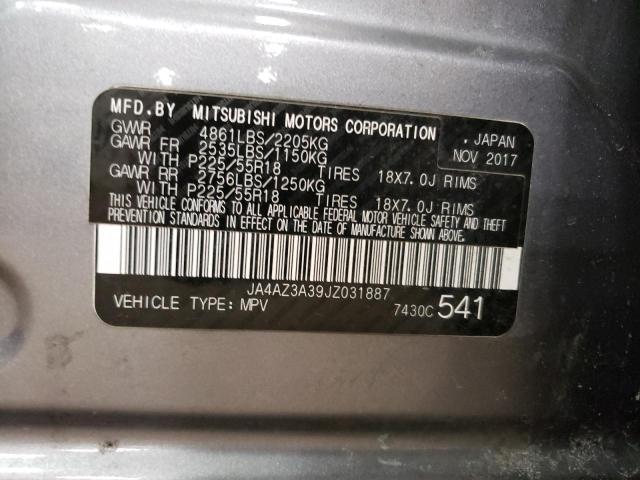 Photo 14 from auction – 2018 MITSUBISHI OUTLANDER with VIN JA4AZ3A39JZ031887