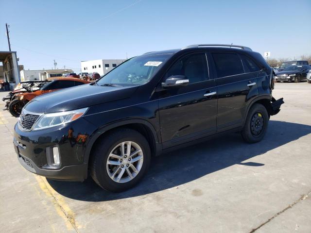KIA SORENTO LX 2015 with VIN 5XYKT4A61FG658598 - Photo from auction