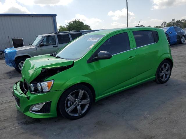 CHEVROLET SONIC RS 2015 with VIN 1G1JH6SB9F4132568 - Photo from auction