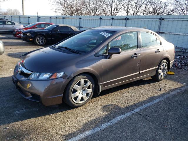 HONDA CIVIC LX 2010 with VIN 2HGFA1F55AH547070 - Photo from auction