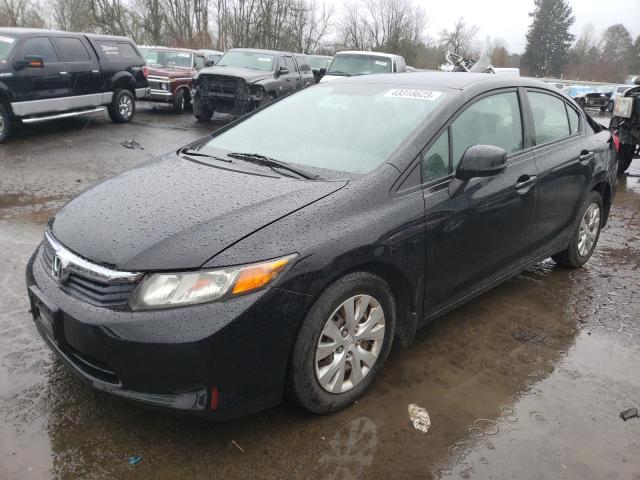 HONDA CIVIC LX 2012 with VIN 19XFB2F50CE300930 - Photo from auction