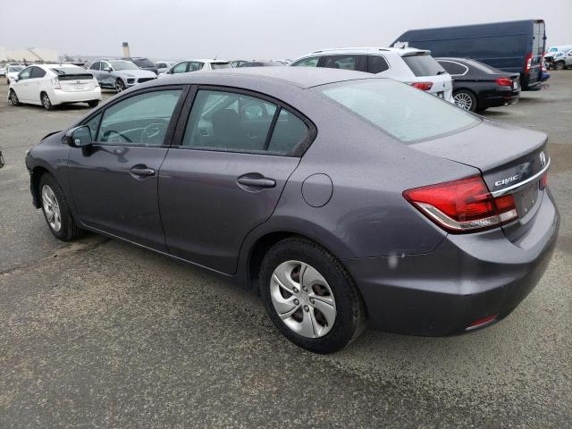 Photo 2 from auction – 2014 HONDA CIVIC LX with VIN 19XFB2F51EE259551