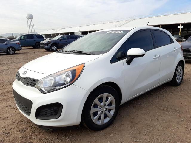 KIA RIO LX 2014 with VIN KNADM5A30E6359829 - Photo from auction