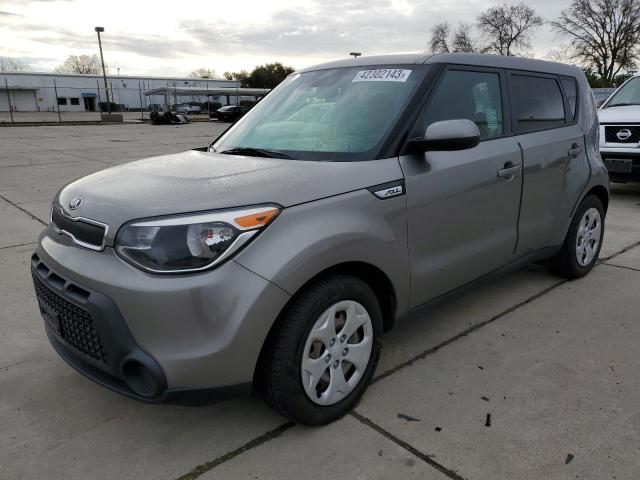 KIA SOUL 2015 with VIN KNDJN2A26F7129622 - Photo from auction