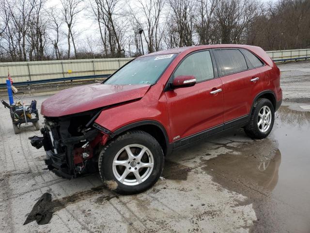 KIA SORENTO LX 2014 with VIN 5XYKTCA63EG545194 - Photo from auction