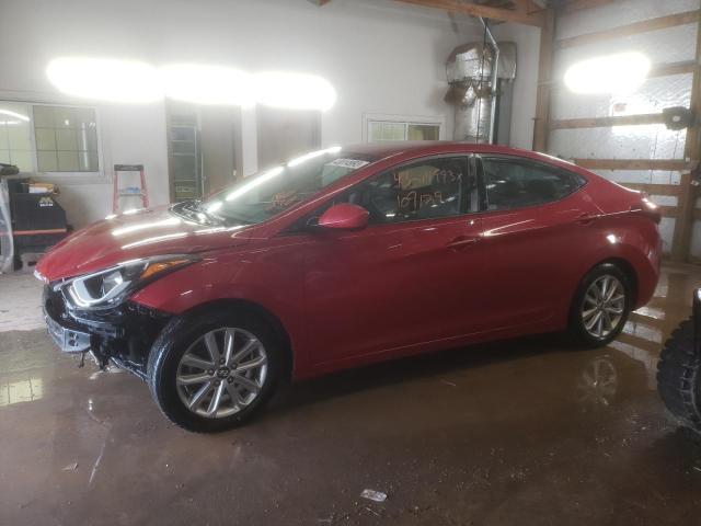 HYUNDAI ELANTRA SE 2014 z numerem VIN KMHDH4AE8EU180240 - Zdjęcie z aukcji