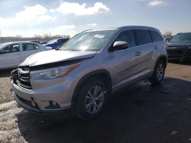 TOYOTA HIGHLANDER 2015 with VIN 5TDKKRFHXFS055923 - Photo from auction