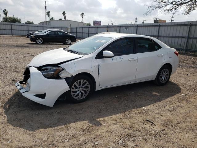 TOYOTA COROLLA L 2018 with VIN 5YFBURHE0JP777559 - Photo from auction