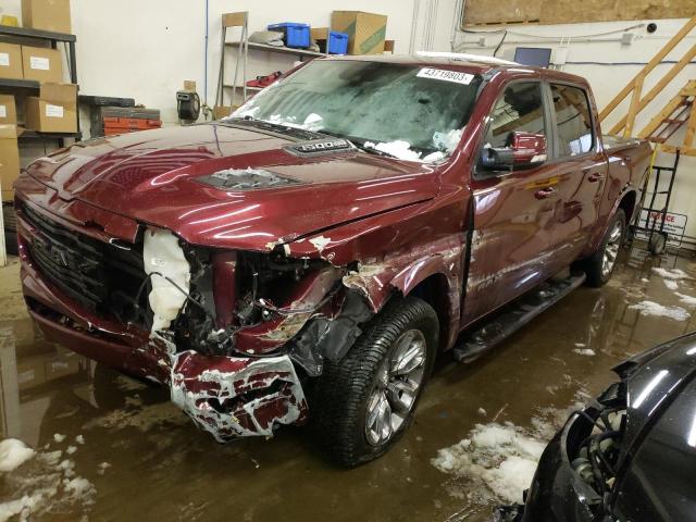 RAM 1500 LARAM 2019 with VIN 1C6RREJT0KN612098 - Photo from auction