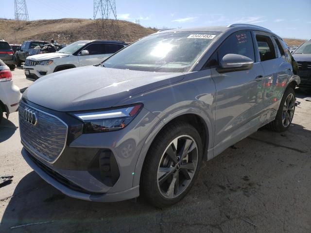 AUDI Q4 E-TRON 2022 with VIN WA1G2BFZ2NP033200 - Photo from auction