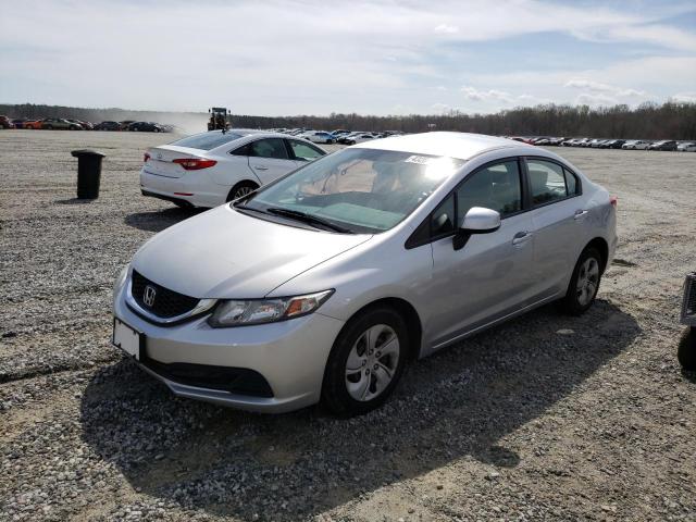 HONDA CIVIC LX 2013 with VIN 19XFB2F50DE019129 - Photo from auction