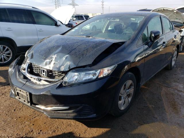 HONDA CIVIC LX 2014 with VIN 19XFB2F52EE062999 - Photo from auction