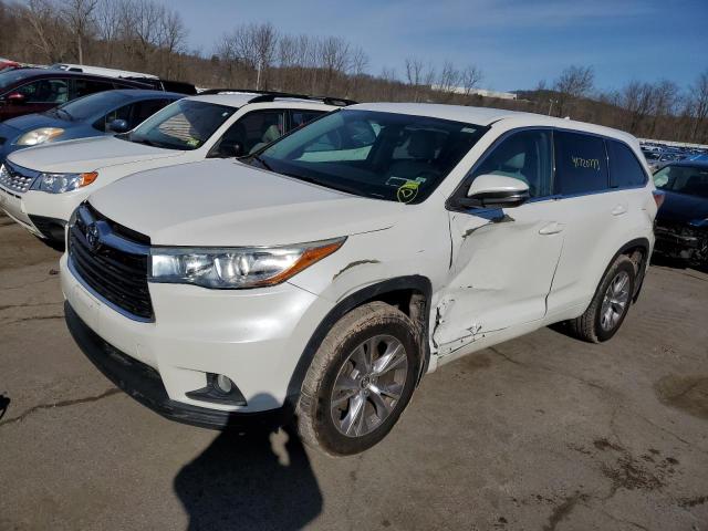 TOYOTA HIGHLANDER 2016 with VIN 5TDBKRFH4GS251227 - Photo from auction