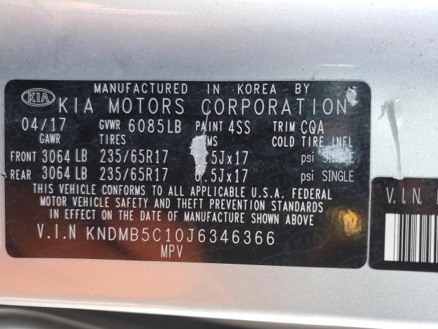 Photo 14 from auction – 2018 KIA SEDONA LX with VIN KNDMB5C10J6346366