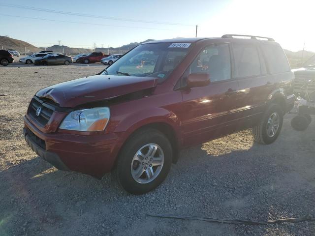 HONDA PILOT EX 2005 with VIN 5FNYF18455B047600 - Photo from auction