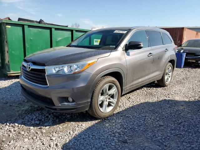 TOYOTA HIGHLANDER 2016 with VIN 5TDYKRFHXGS124007 - Photo from auction