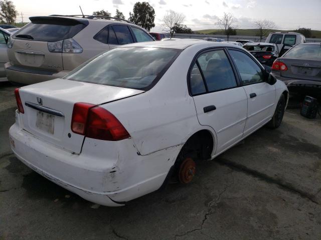 Photo 3 from auction – 2001 HONDA CIVIC LX with VIN 2HGES16581H535469