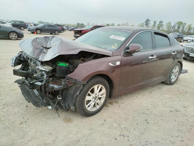 KIA OPTIMA LX 2018 with VIN 5XXGT4L3XJG214965 - Photo from auction
