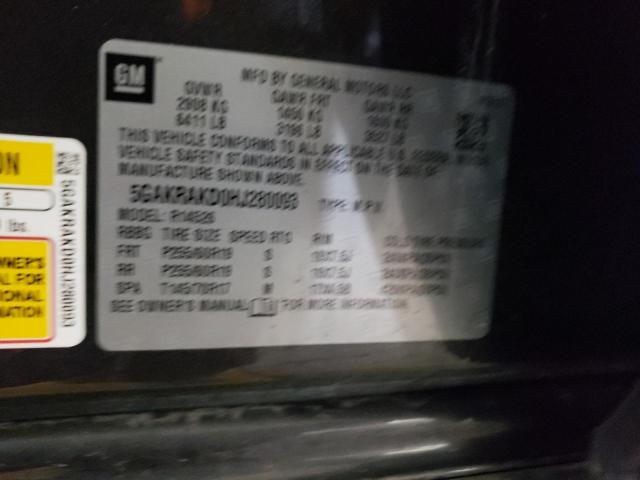 Photo 14 from auction – 2017 BUICK ENCLAVE with VIN 5GAKRAKD0HJ280093