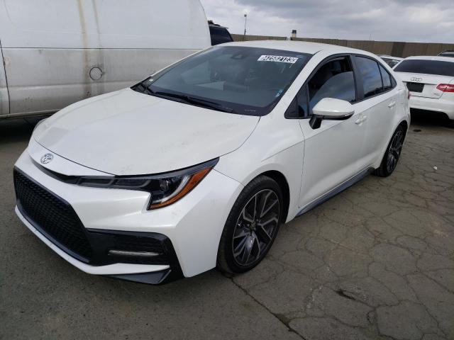 TOYOTA COROLLA SE 2021 with VIN 5YFS4MCE5MP088714 - Photo from auction