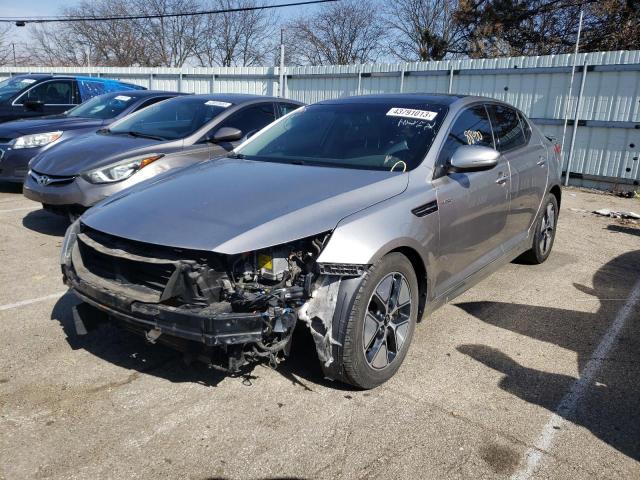 KIA OPTIMA HYB 2013 with VIN KNAGM4AD8D5044362 - Photo from auction
