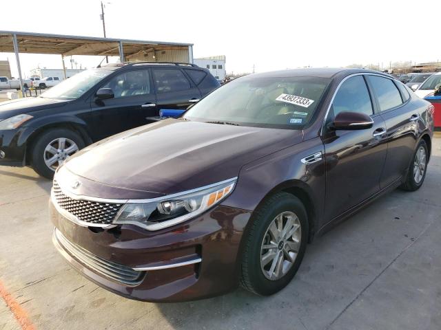 KIA OPTIMA LX 2016 with VIN 5XXGT4L39GG028553 - Photo from auction